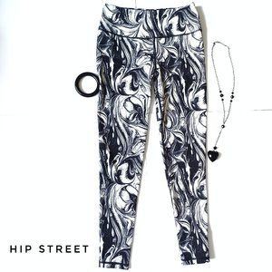 VICTORIA'S SECRET SPORT KNOCKOUT Marble Stretch Workout Yoga Exercize Pants M